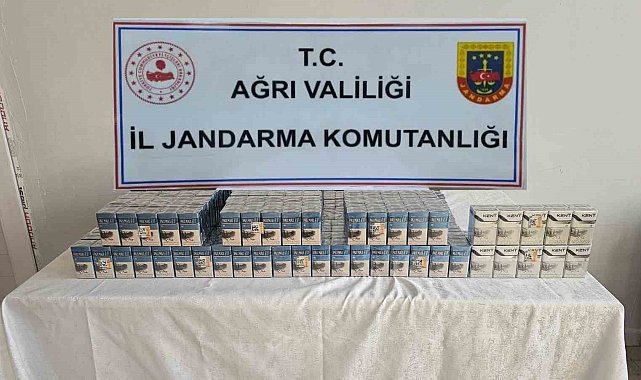 Ağrı'da bin 390 paket kaçak sigara yakalandı