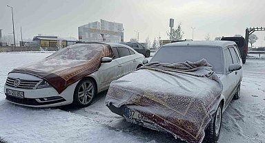 Ağrı'da dondurucu soğuklar hayatı olumsuz etkiliyor