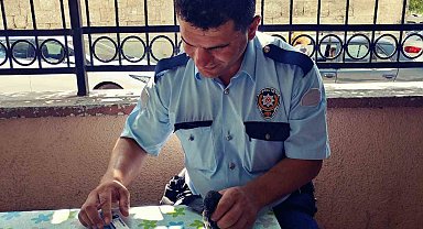 Ailesini katleden polis memuru 8 yıl önce güvercin kurtarmış
