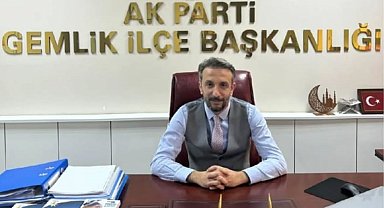 AK Parti Gemlik İlçe Başkanı Mehmet Taşar: