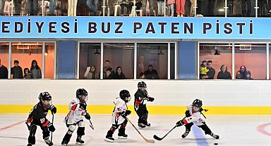 Akdeniz'in ilk ve tek doğal buz pisti yeniden açıldı