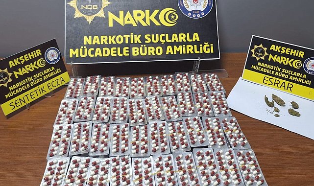 Akşehir'de uyuşturucu operasyonu: 1 tutuklama