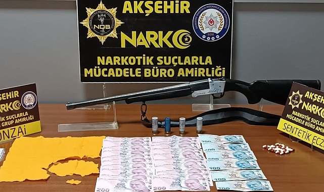 Akşehir'de uyuşturucu operasyonuna 1 tutuklama