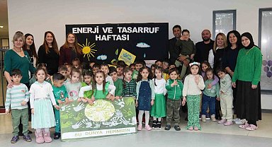 Alanya'da kreş öğrencilerine yönelik enerji tasarrufu etkinliği düzenlendi