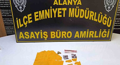 Alanya'da uyuşturucu madde ele geçirildi, 1 şüpheli yakalandı