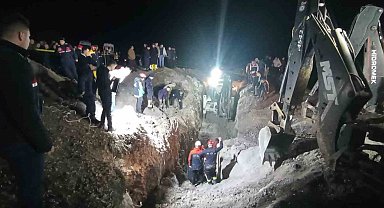 Amasya'da göçük: 2 kişi toprak altında