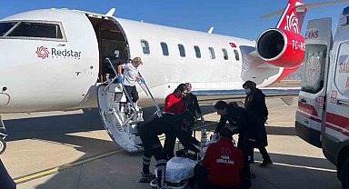 Ambulans uçak, 4 yaşındaki çocuk için Şırnak'tan Kayseri'ye uçtu