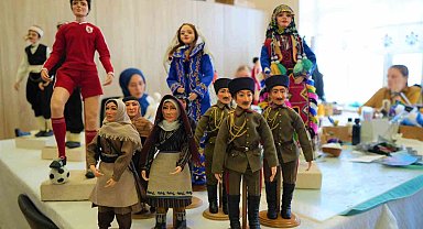 Anadolu kültürünü yansıtan kitre bebekler ilmek ilmek işleniyor