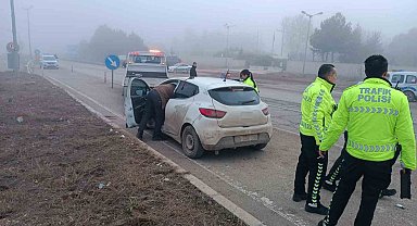 Ankara'da polisten kaçan sürücü kovalamaca sonucu yakalandı
