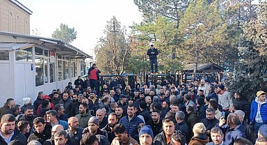 Ankara'da zam talebi reddedilen hal çalışanlarından iş bırakma eylemi