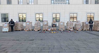 Ankara'daki kaçakçılık operasyonunda 3 tonu aşkın nargile tütünü ele geçirildi