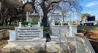 Antalya'da içleri yakan kare: İsmini aldığı ağabeyi ile 5 yaşındayken kaybettiği annesinin yanına defnedildi