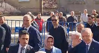 Antalya'da "Erdoğan" heyecanı vatandaşın kamerasına yansıdı