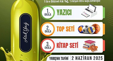 Atakum'da liseler arası bitkisel atık yağ toplama yarışması