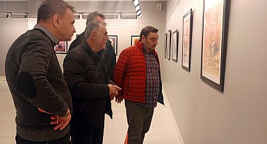 Atatürk portreleri ve Antep fotoğrafları resim sergisi