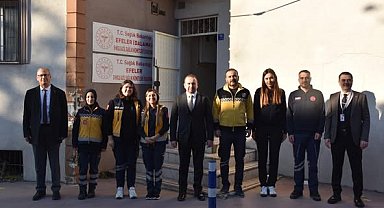 Aydın İl Sağlık Müdürü Şenkul, sağlık çalışanlarının yeni yılını kutladı