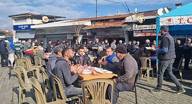 Aydın sanayi esnafı, geleneksel hayır yemeğini gerçekleştirdi