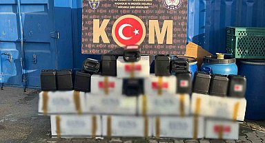 Aydın'da 220 litre etil alkol ele geçirildi
