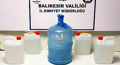 Ayvalık'ta kaçak alkol ele geçirildi