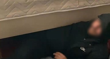 Babaeski'de hırsızlık hükümlüsü bazanın altında yakalandı