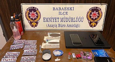 Babaeski'de narkotik operasyonu: 2 kişi tutuklandı