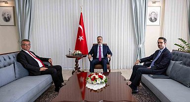 Bakan Fidan, Cumhuriyetçi Türk Partisi lideri Erhürman'ı kabul etti