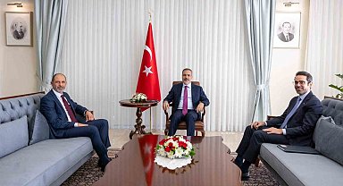 Bakan Fidan, Halkın Partisi Genel Başkan Özersay'ı kabul etti