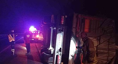 Balıkesir'de trafik kazası, 1 kişi yaralı