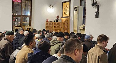 Bandırma Haydar Çavuş Camii'nde Regaib Kandili