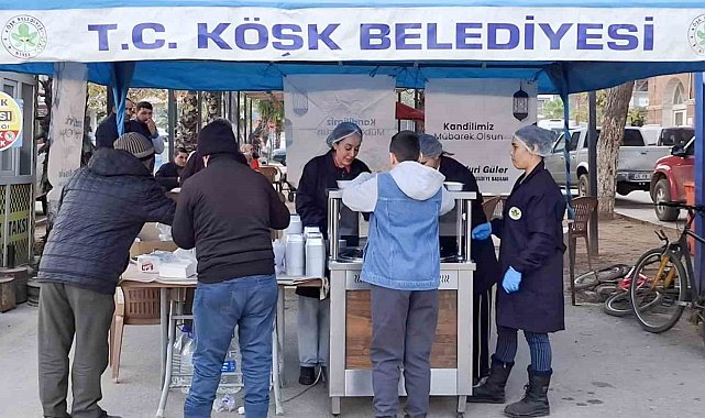 Başkan Güler'den kandilde sıcak çorba ikramı