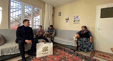 Başkan Şehirli'den Yeni yılın ilk ziyaret kazazede çocuklara