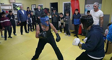 Başkan Tutdere, spora gönül veren gençlerin yanında olduklarını söyledi