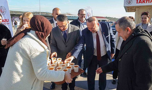 Başkan Yalım'dan öğrencilere çorba ikramı