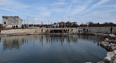 Batman'da Erzen Balıklı Gölü turizme kazandırılıyor