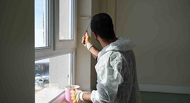 Bayburt açık cezaevindeki hükümlülerden okullara sömestir makyajı