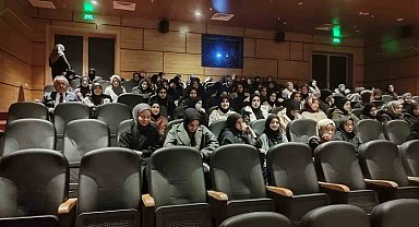 Bayburt'ta lise ve Kur'an kursu öğrencilerine yönelik sinema etkinliği düzenlendi