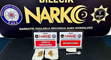 Bilecik'te eş zamanlı uyuşturucu operasyonu