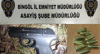 Bingöl'de 3 adet silah ele geçirildi