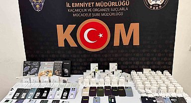 Bingöl'de 34 adet telefon ele geçirildi