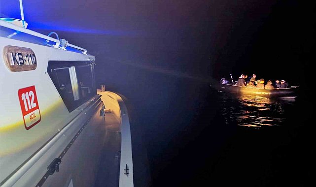 Bodrum'da 2'si çocuk 9 düzensiz göçmen kurtarıldı