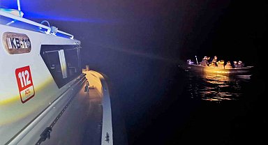Bodrum'da 2'si çocuk 9 düzensiz göçmen kurtarıldı