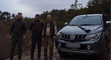 Bolu'da kaçak avcılık yapan 22 kişiye ceza kesildi: 8 tüfeğe el konuldu