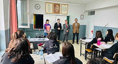 Bozdoğan Kaymakamı Polat, öğrencilerin eğitim süreçlerini yerinde inceledi