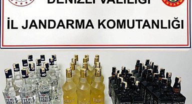 Buldan'da kaçak alkolle yakalanan şüpheli gözaltına alındı