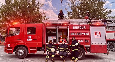 Burdur İtfaiyesi, 2024'te 503 olaya müdahale etti