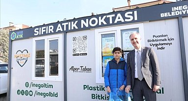 Bursa İnegöl'de 2 yeni sıfır atık noktası hizmete girdi
