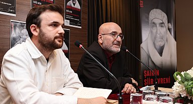 Bursa Nilüfer'de Enis Akın 'Şairin Şiir Evreni'ne konuk oldu