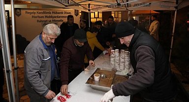 Bursaİnegöl'de helva geleneği Regaip Kandilinde de devam etti