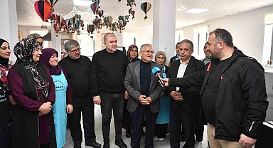 Büyükkılıç'tan kadın kooperatifine ziyaret