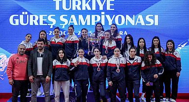 Büyükler Kadınlar Türkiye Güreş Şampiyonası sona erdi